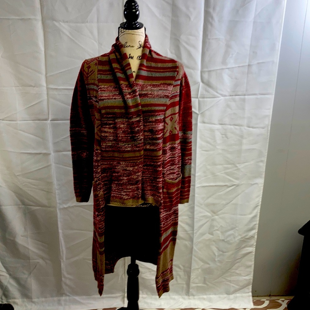 Woven Heart long cardigan